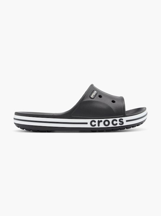 Crocs Flache Pantolette Schwarz 15684 1