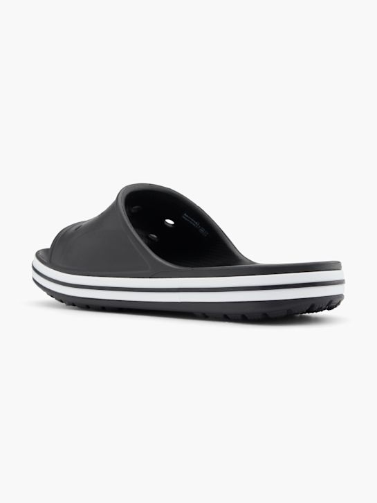 Crocs Flache Pantolette Schwarz 15684 3