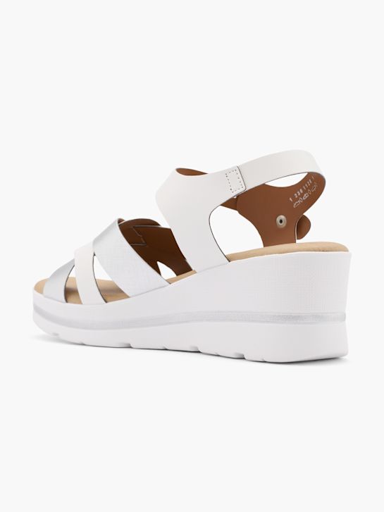 Graceland Sandalo con tacco Bianco 20453 3
