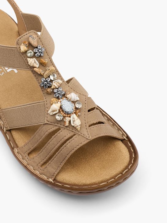 Rieker Sandale Taupe 24942 2