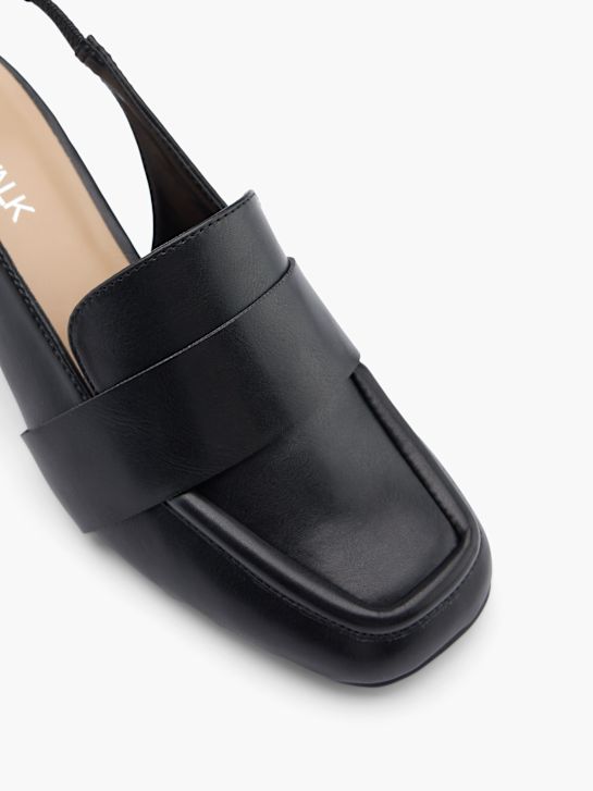 Catwalk Lodičky s otvorenou pätou Čierna 15343 2