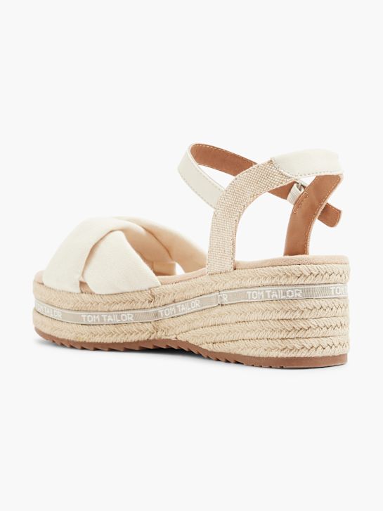 TOM TAILOR Sandale Creme 15602 3