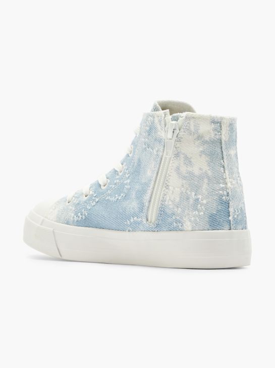 Graceland High top trainer Blue 89515 3