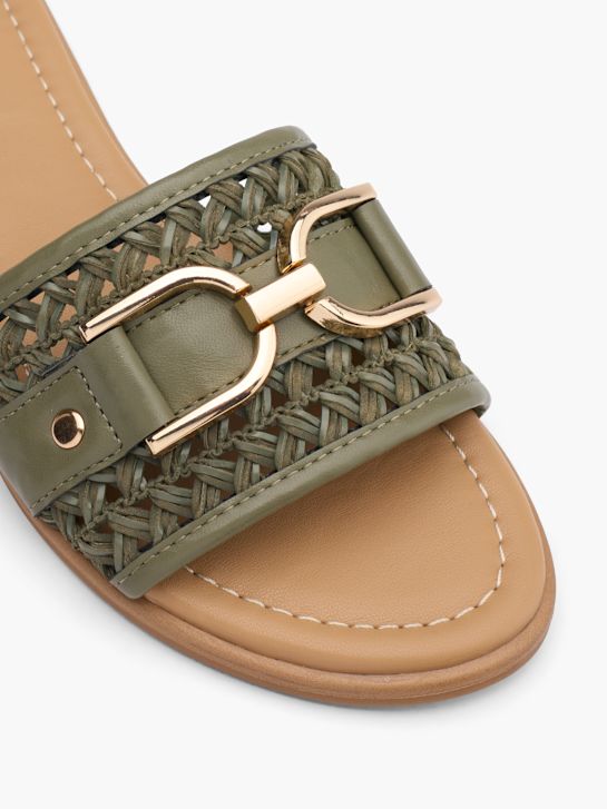 Catwalk Pantofle Khaki 15919 2