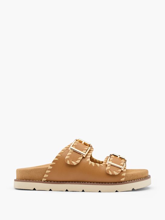 Catwalk Footbed sandal Brown 89942 1