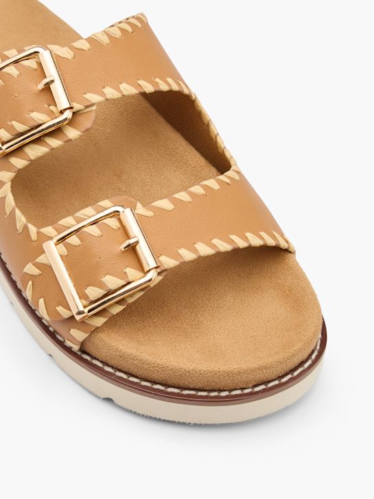 Catwalk Footbed sandal Brown 89942 2