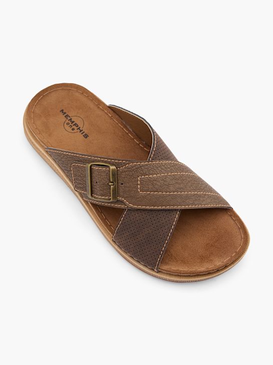 Memphis One Ciabatta bassa Marrone 15944 3