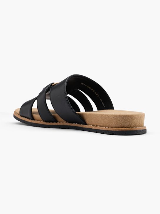 ESPRIT Flache Pantolette Schwarz 19339 3