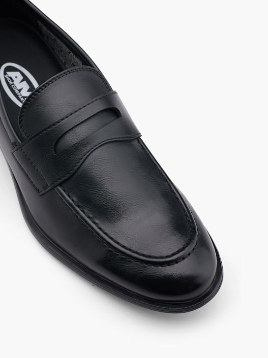 AM SHOE Mocassino Nero 16101 2
