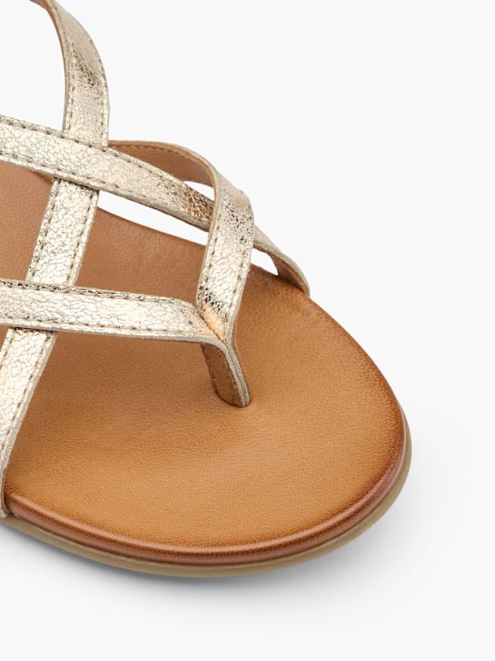 5th Avenue Toe post sandal Gold 28847 2