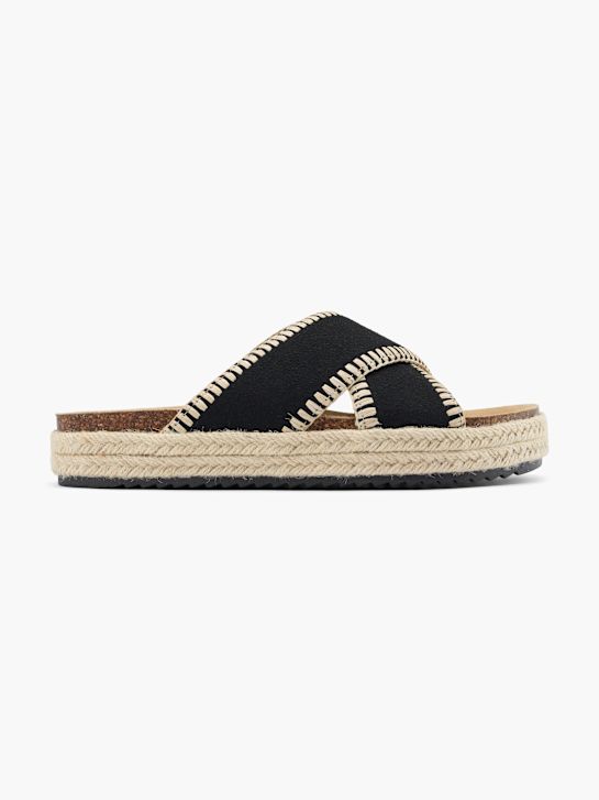 Graceland Slip-in sandal Svart 28069 1