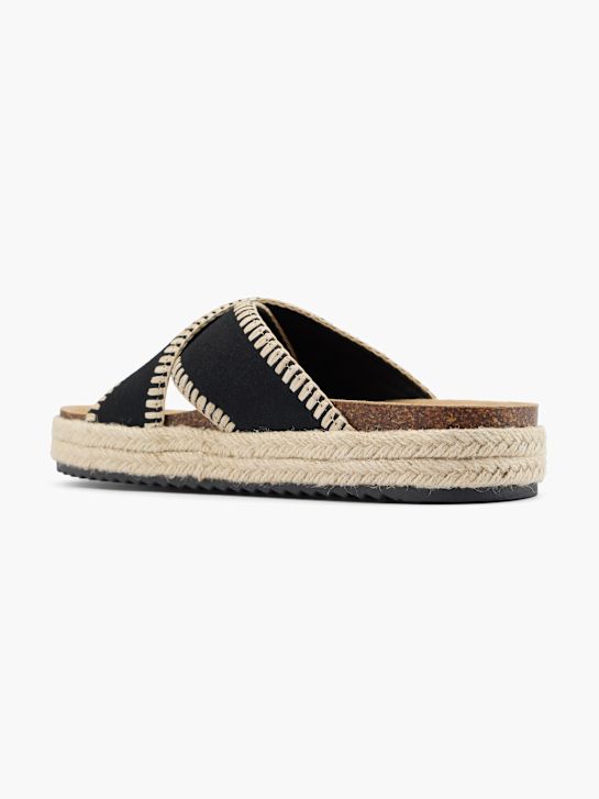 Graceland Slip-in sandal Svart 28069 3