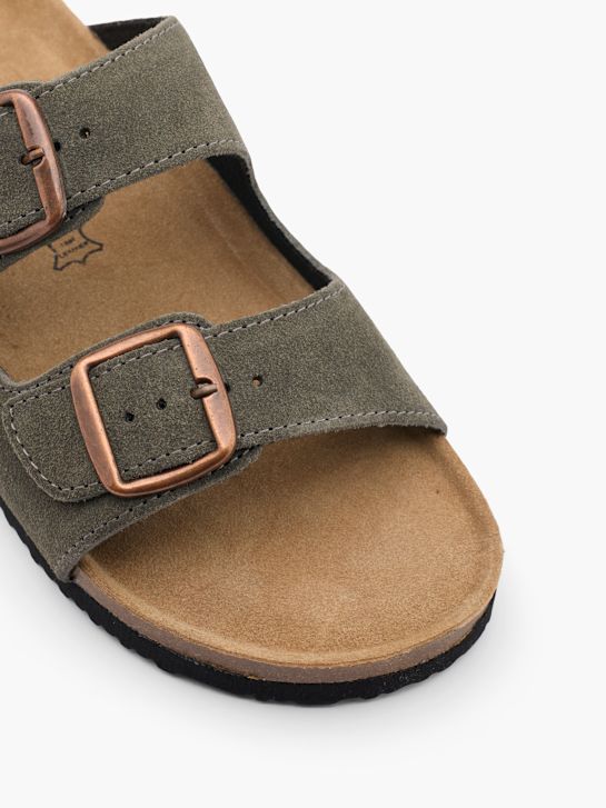 TOM TAILOR Kapcie otwarte Zielony 28406 2