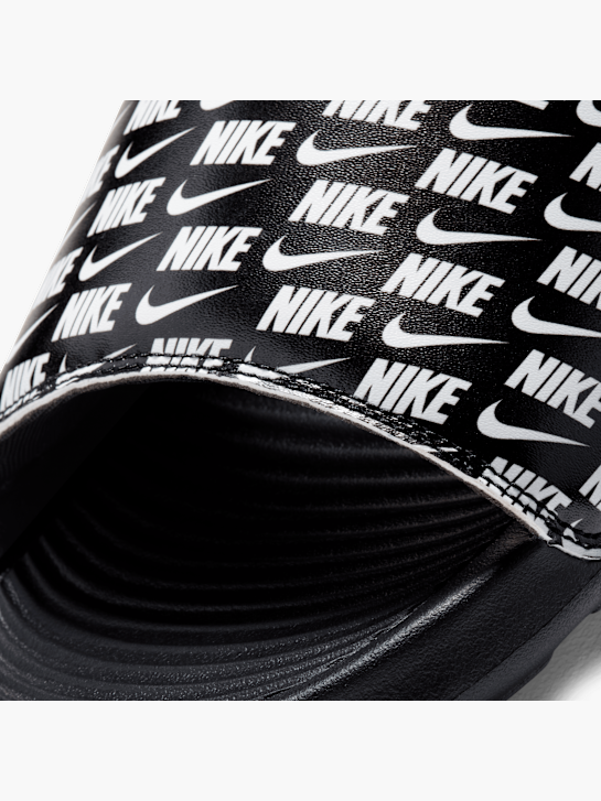 Nike Ciabatta aperta dietro Nero 29303 3