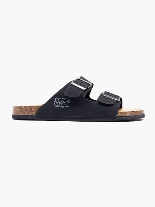 Original Penguin Footbed sandal Black 90260 1