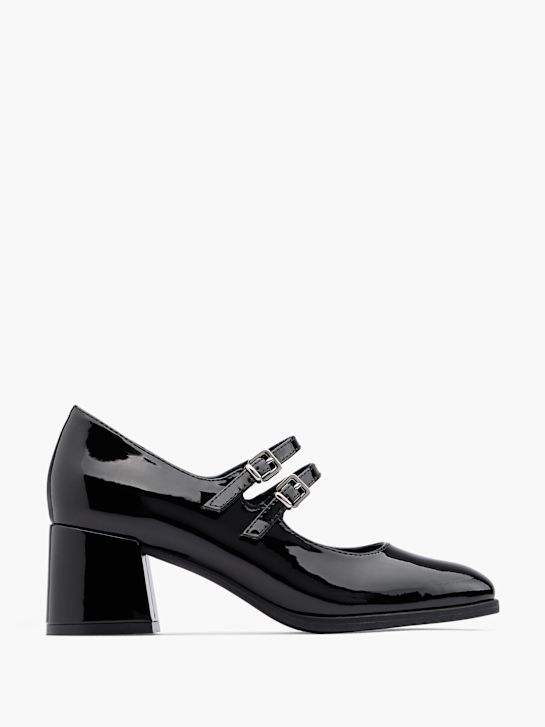 Catwalk Czółenka z zapięciem Czarny 28998 1