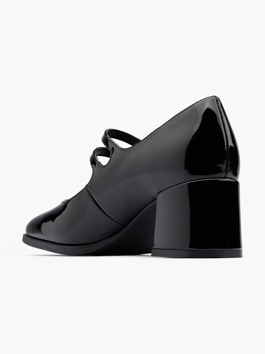 Catwalk Czółenka z zapięciem Czarny 28998 3