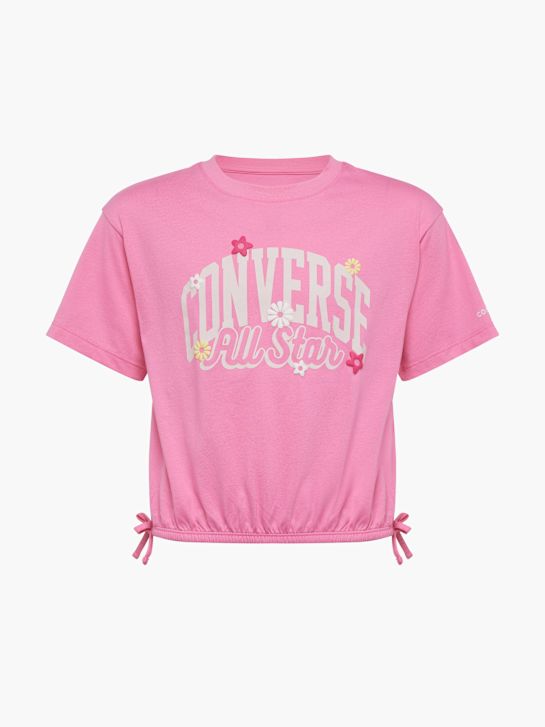Converse Tee-shirt Rose 28588 1
