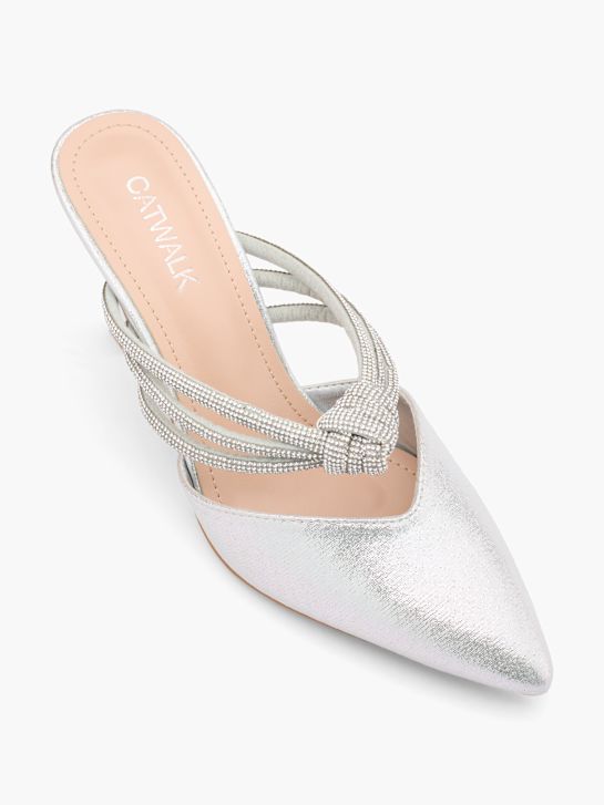 Catwalk Mule Argento 28661 2