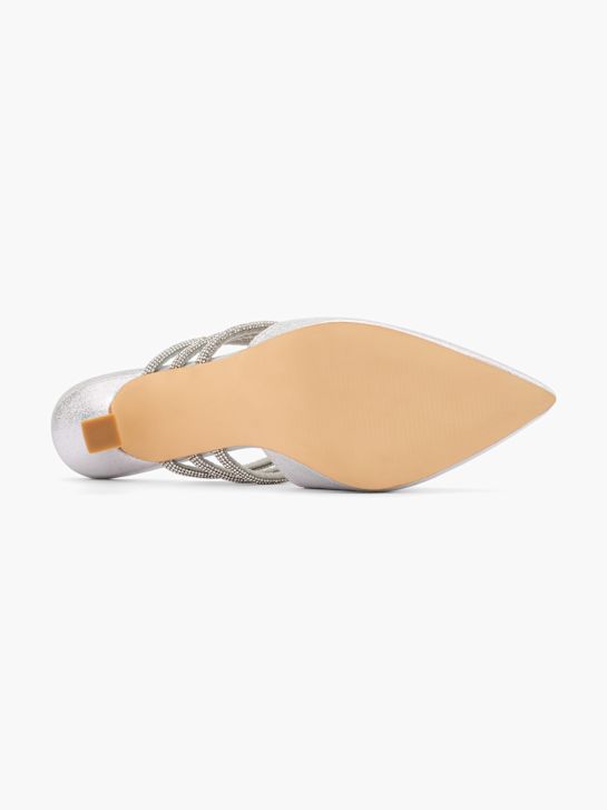 Catwalk Mule Argento 28661 4