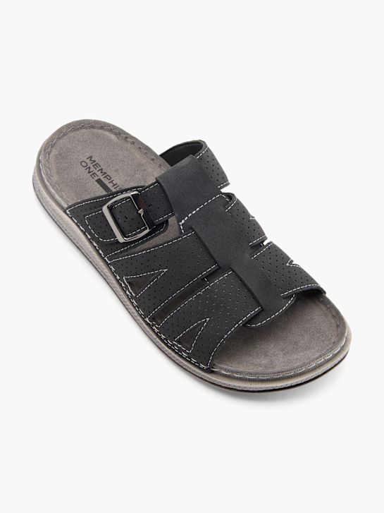 Memphis One Plitke papuče Crna 72582 2