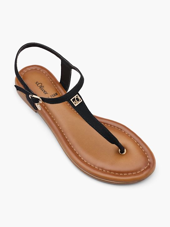 s.Oliver Sandales Noir 30401 2
