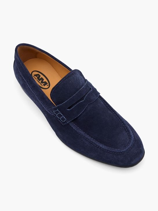 AM SHOE Stringata Blu Scuro 30624 2