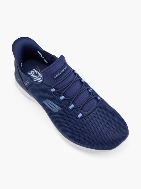 Skechers Slip on sneaker Blå 30972 2