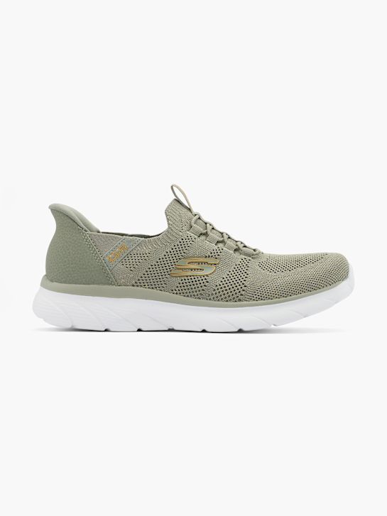 Skechers Slip On Sneaker Olive 30992 1