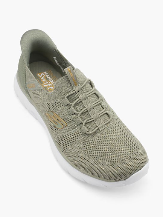 Skechers Slip On Sneaker Olive 30992 2