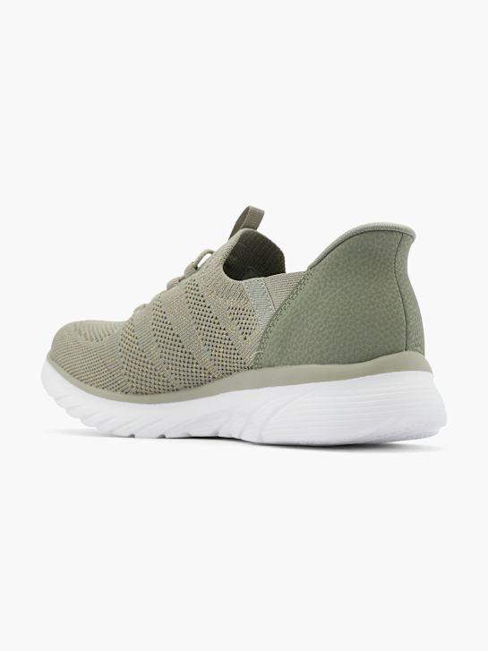 Skechers Slip On Sneaker Olive 30992 3