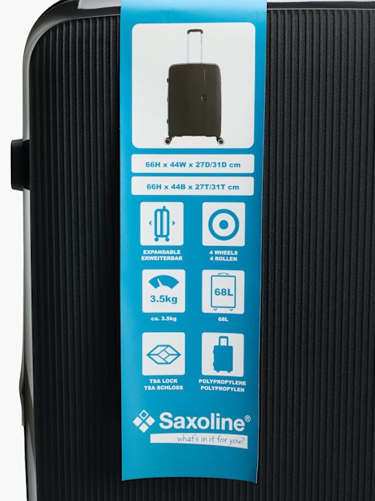 Saxoline Kovček Črna 32139 5