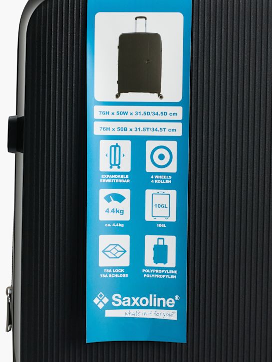 Saxoline Kovček Črna 32142 5