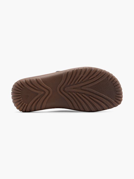 Memphis One Flache Pantolette Braun 32255 4