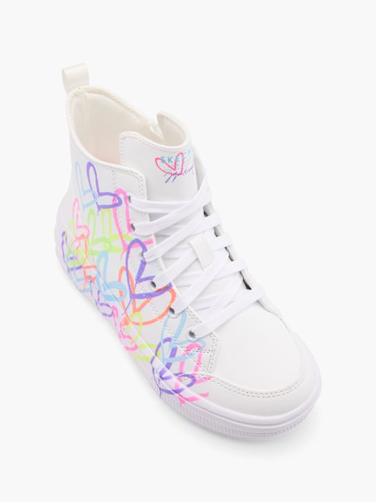 Skechers Sneakersy za kostkę Biały 33793 2