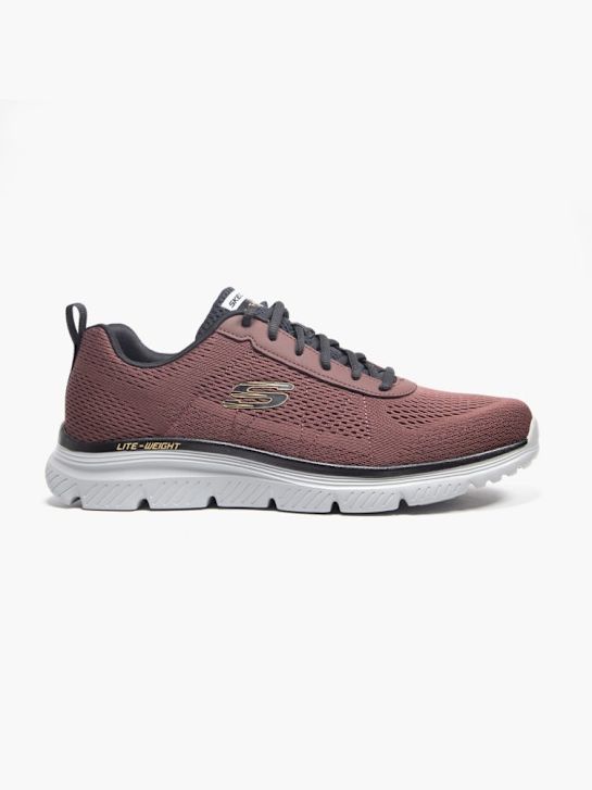 Skechers Trainer Burgundy 90209 1