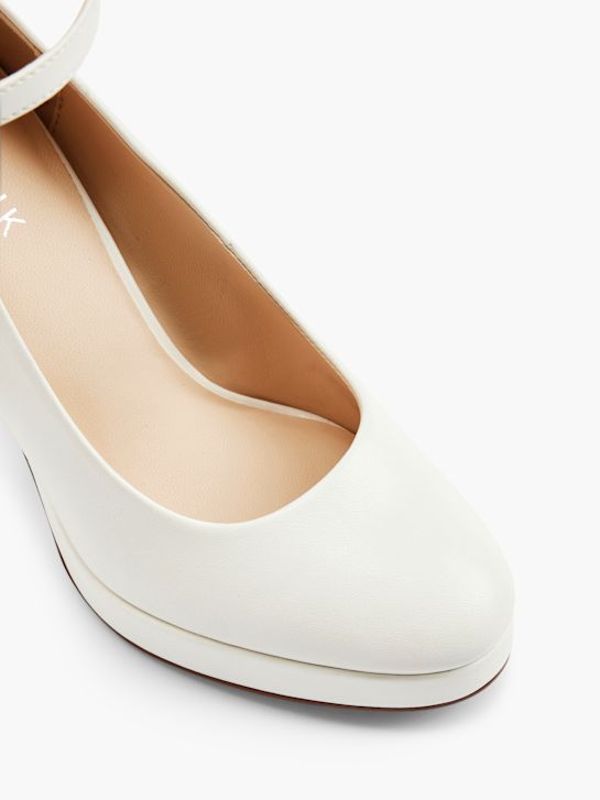 Catwalk Csatos körömcipő fehér 35482 2