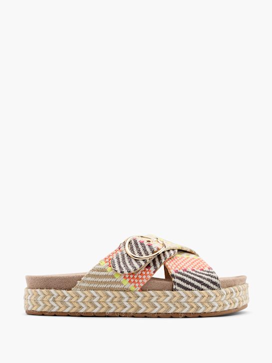 Claudia Ghizzani Flache Pantolette Braun 36154 1