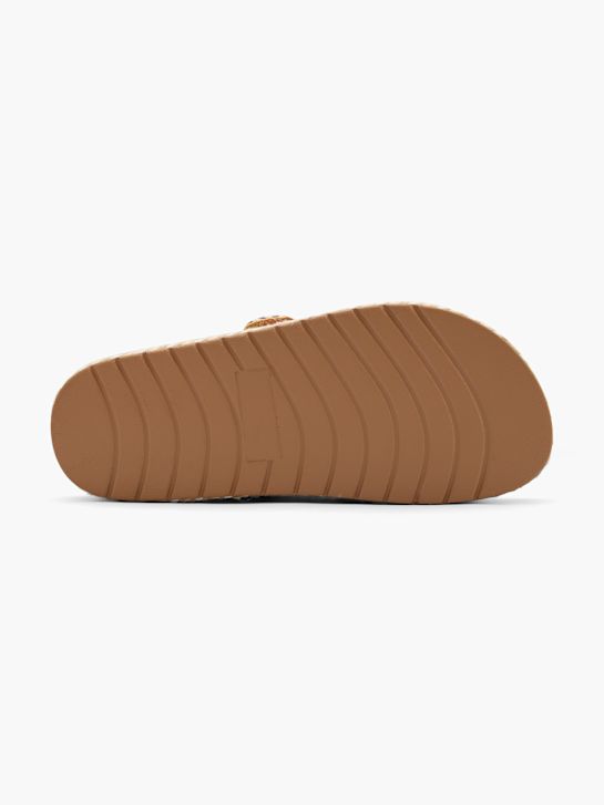 Claudia Ghizzani Flache Pantolette Braun 36154 3