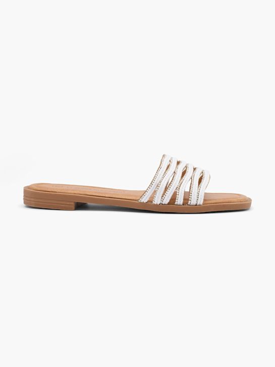 Graceland Slip in sandal Hvid 37333 1