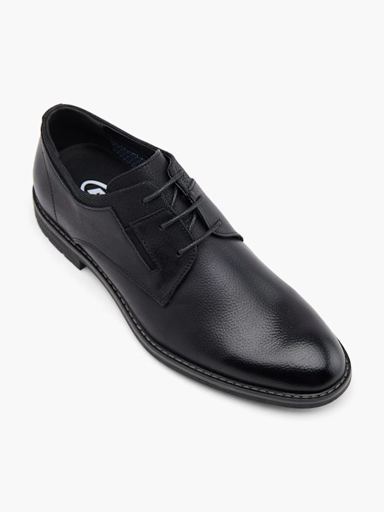 AM SHOE Poslovni čevlji Črna 40639 2