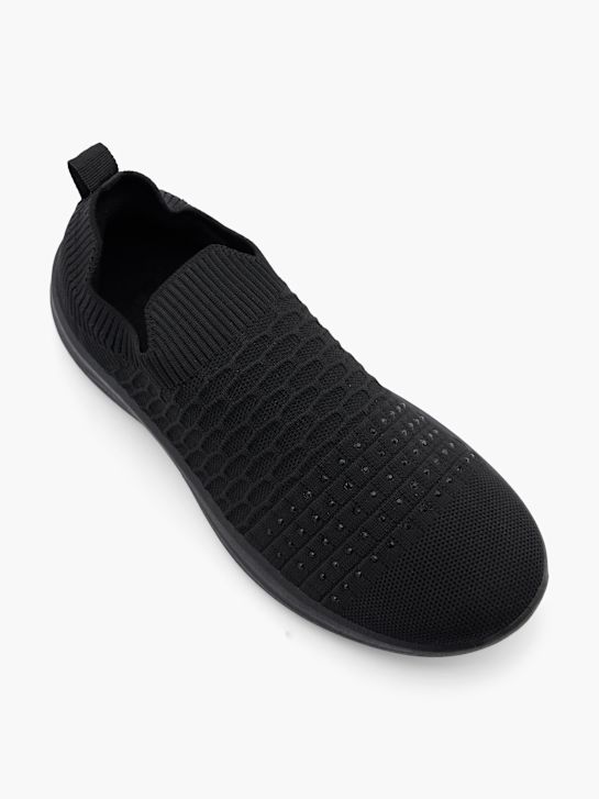 Graceland Buty wsuwane Czarny 41209 2