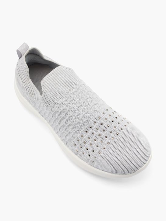 Graceland Slip on sneaker Lysegrå 41210 2