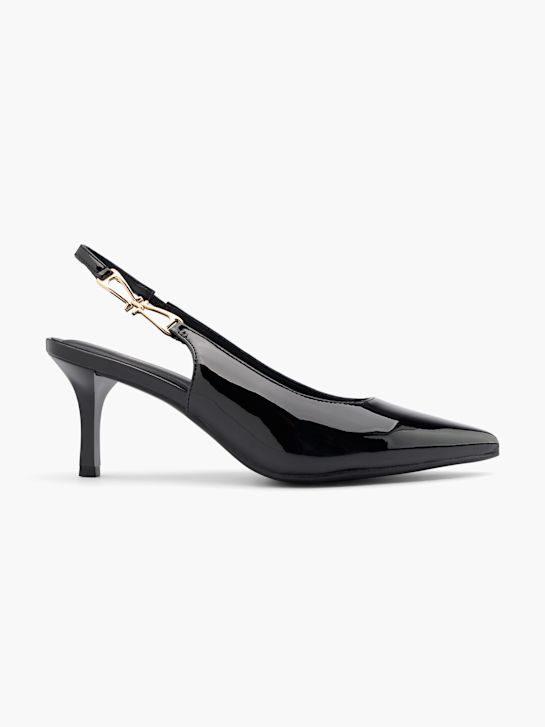 Graceland Zapatos abiertos de tacón Negro 41522 1