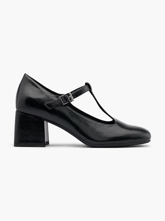 Catwalk Csatos körömcipő fekete 41525 1