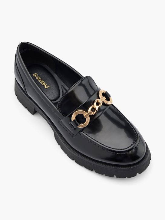Graceland Loaferice Crna 41600 2