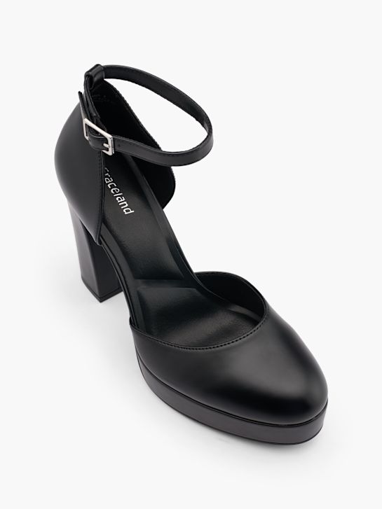 Catwalk Lodičky s řemínkem Černá 41612 2