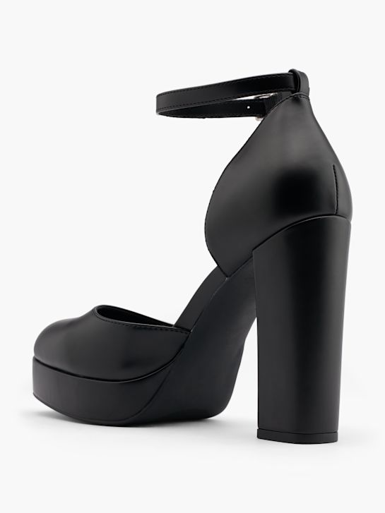 Catwalk Lodičky s řemínkem Černá 41612 3