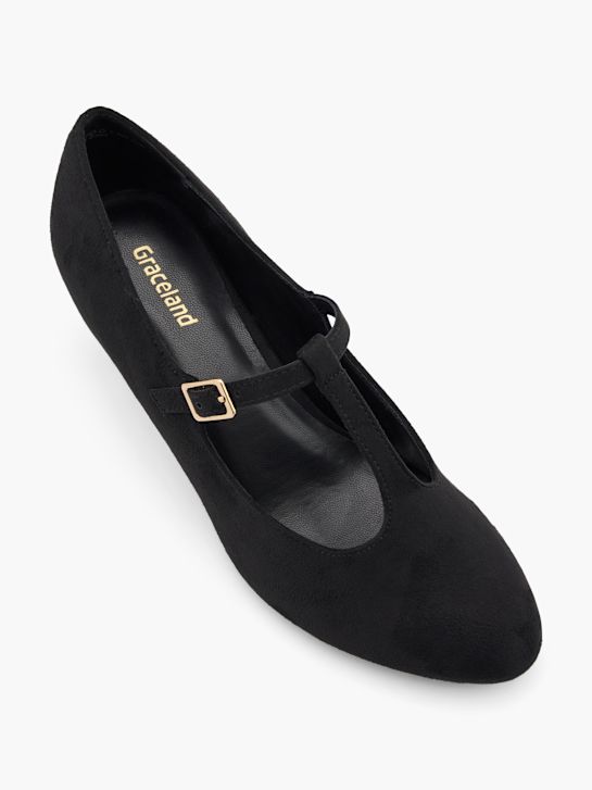 Catwalk Tacones con hebilla Negro 41607 2