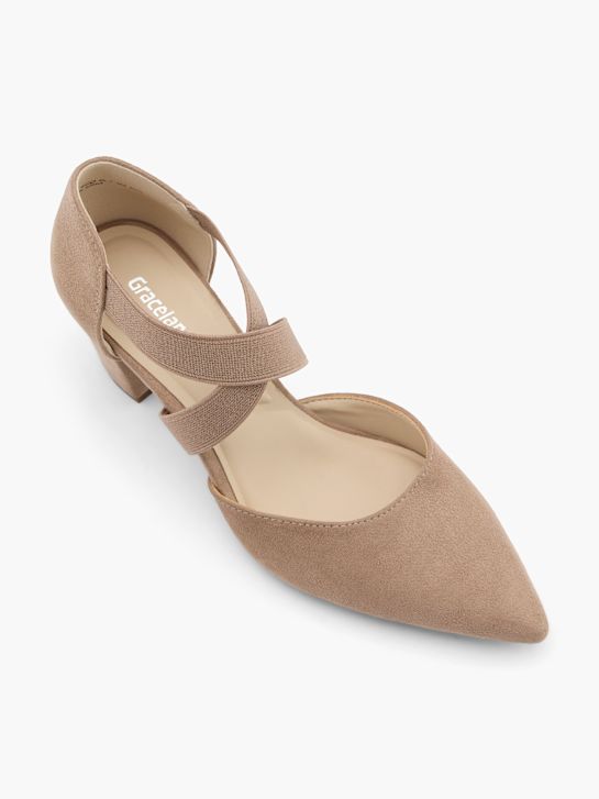 Graceland Escarpins Taupe 41609 2